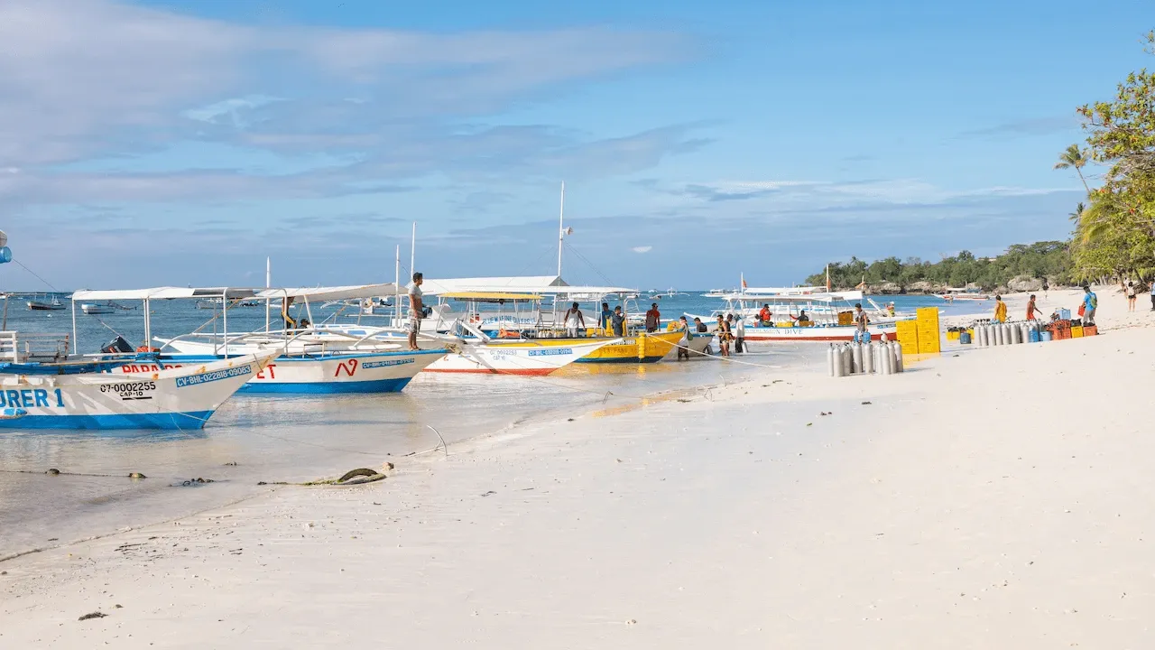 White sand beach