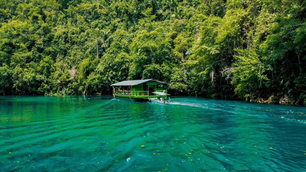 Loboc River in the island of Bohol