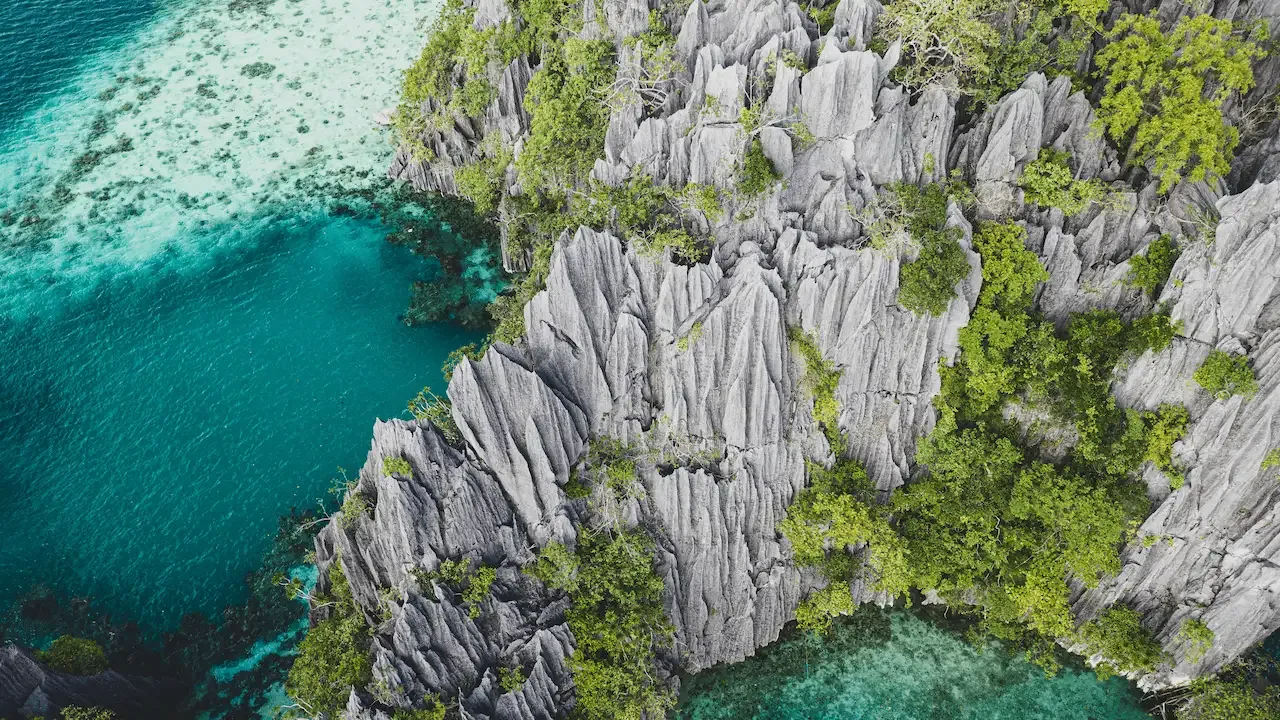 Rock Formations in Coron Palawan