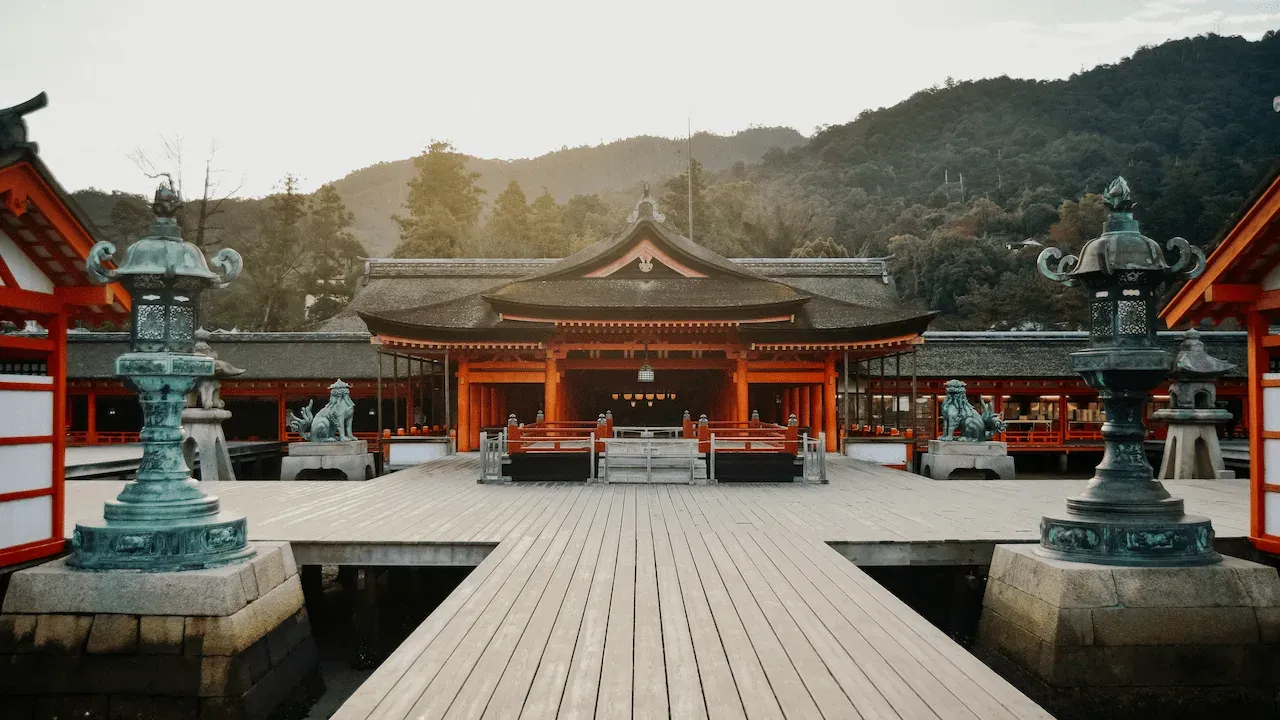 Itsukushima Shrine, in Miyajima Island.