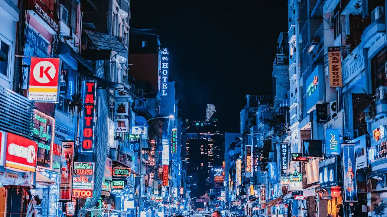 Bui Vien street in Ho Chi Minh, one of the most crazy party streets that i have seen!