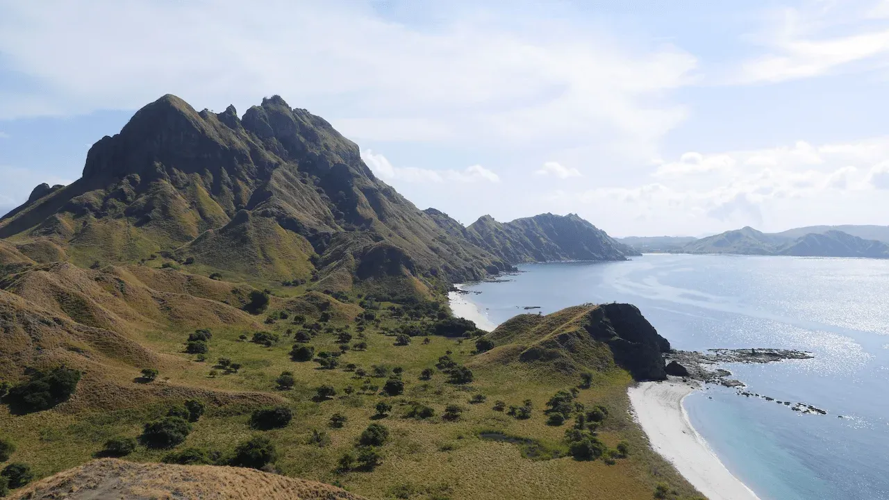 A breathtaking panoramic view of Padar Island