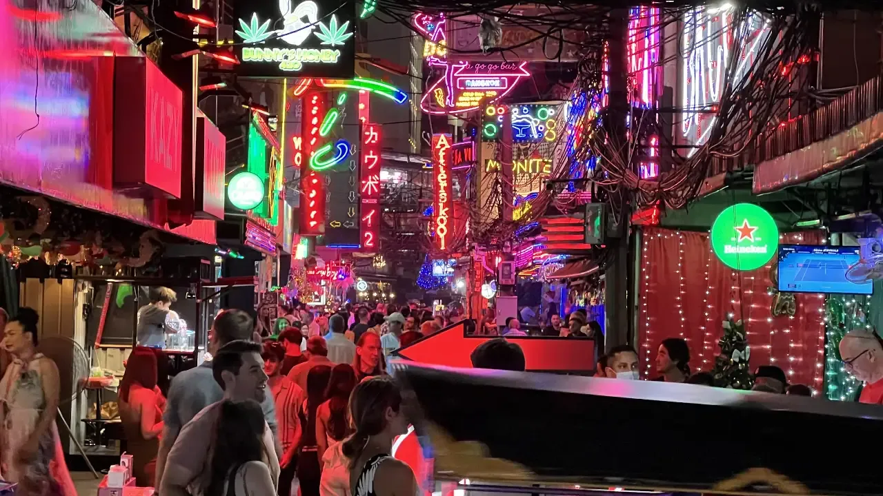 entrance to soy cowboy in Bangkok