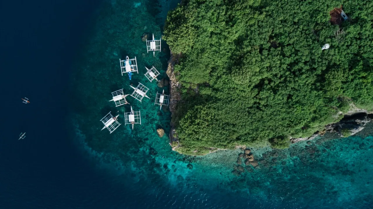 Pescador island off of the coast of Moalboal