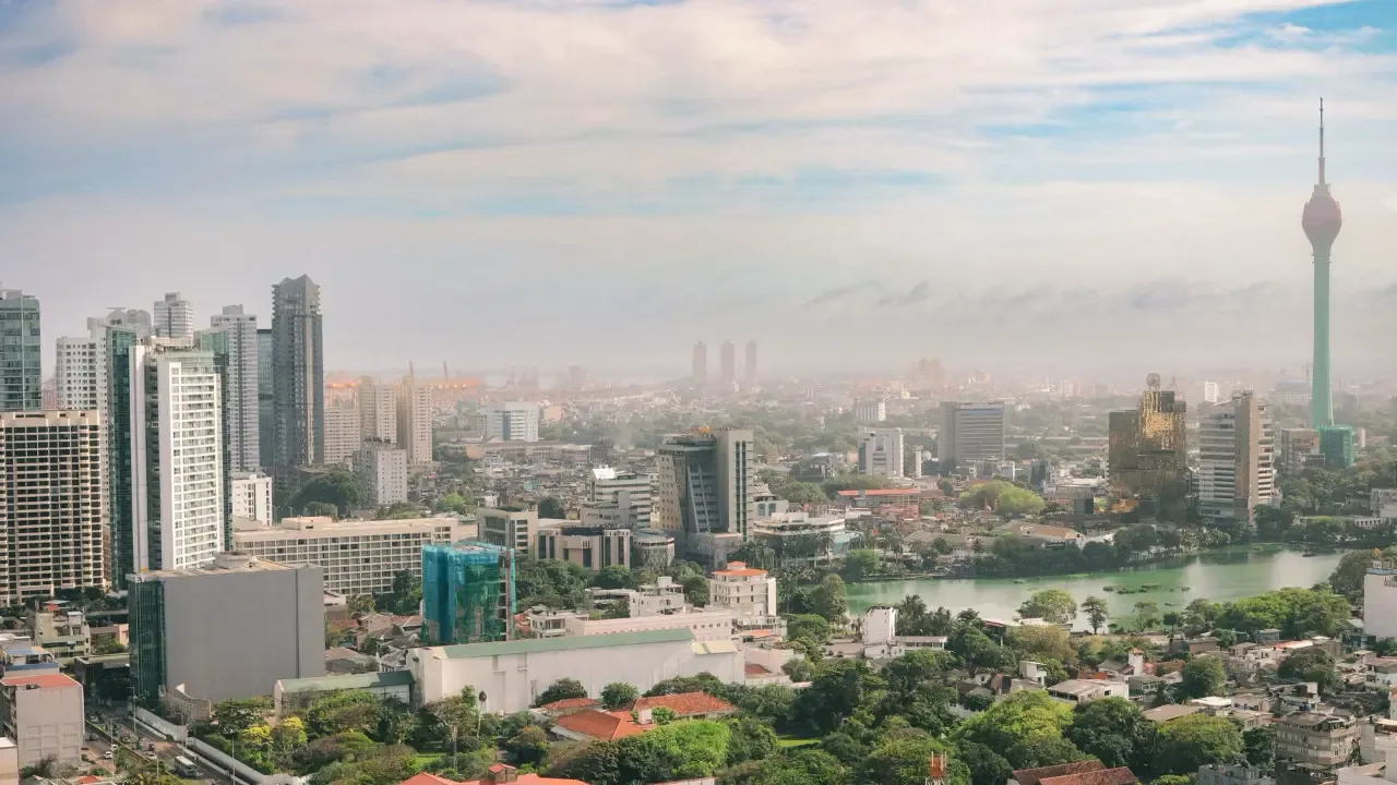 skyline of colombo sri lanka
